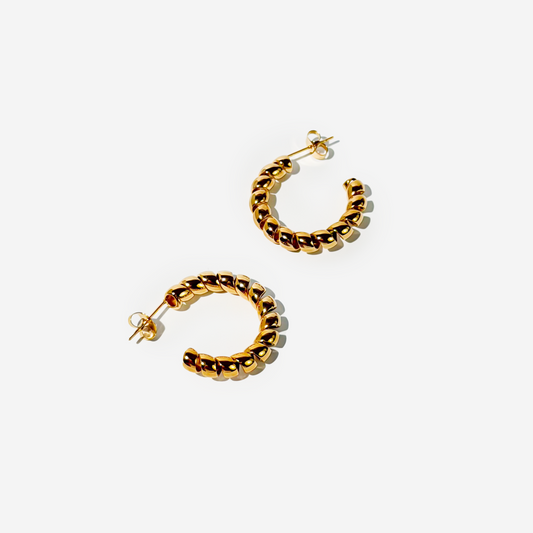 Gold-plated Titanium Earrings