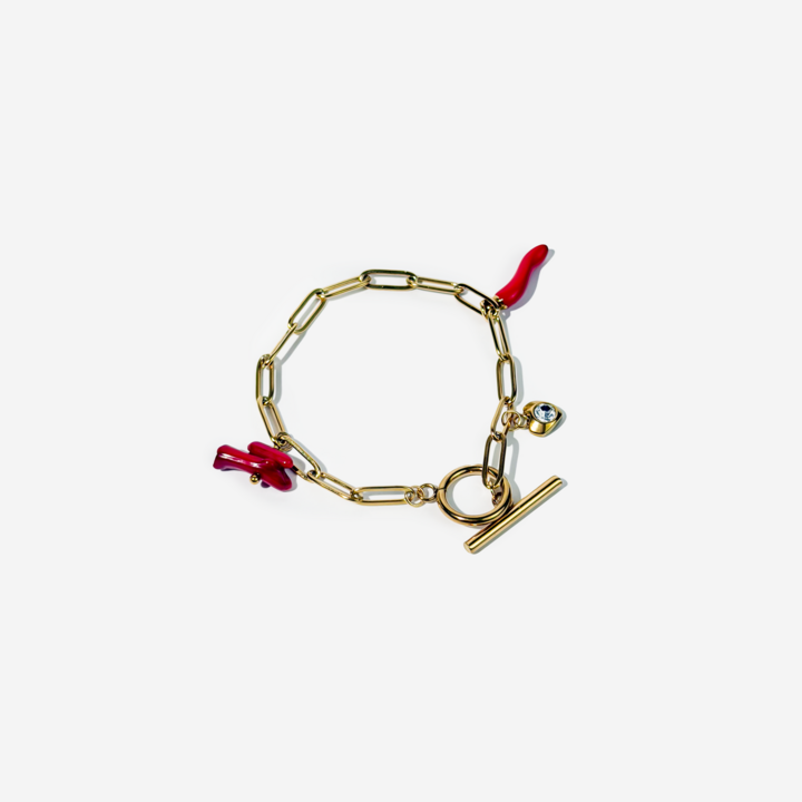 Gold-plated Titanium Bracelet