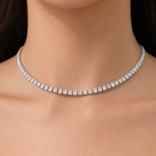 Gold-plated Titanium Italian Collection Necklace