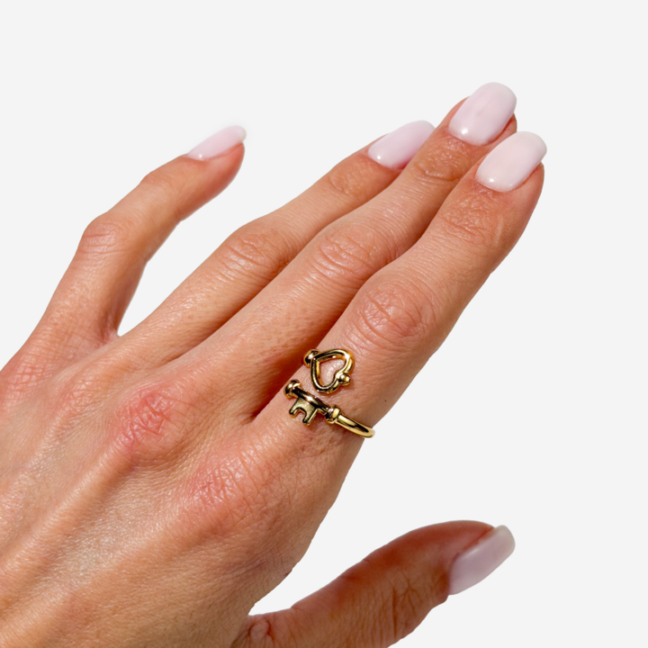 მოოქროვილი ტიტანის ბეჭედი