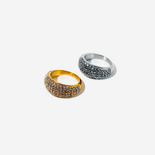 Gold-plated Titanium Ring
