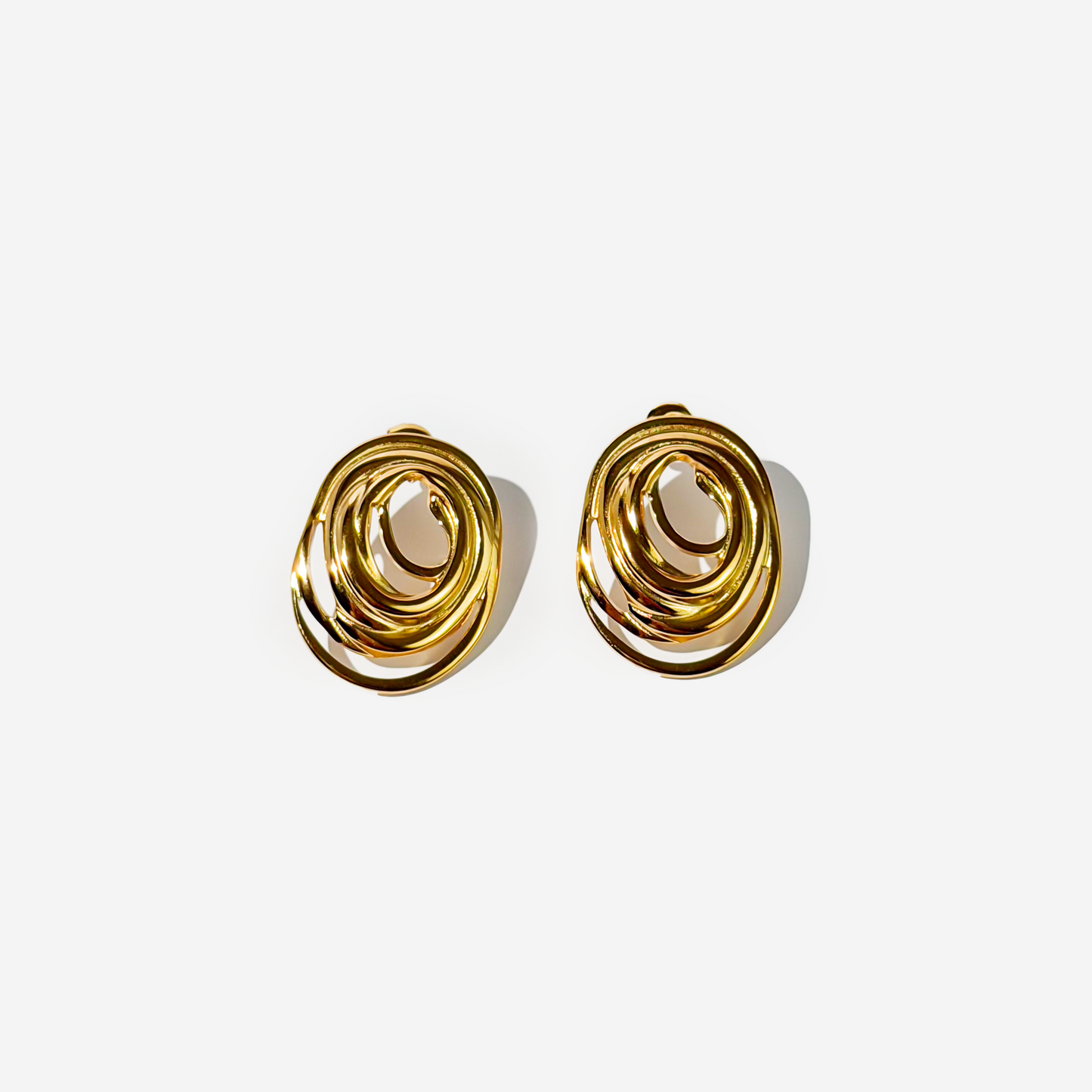 Gold-plated Titanium Earrings