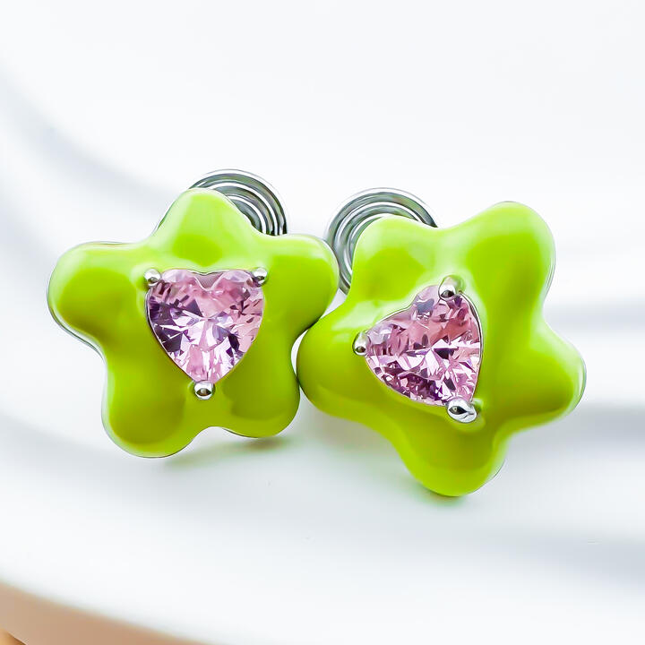 Acrylic Clip-On Earrings