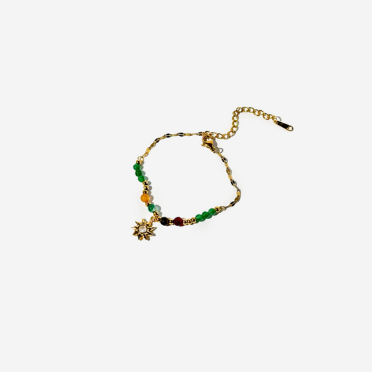Gold-plated Titanium Sun Bracelet