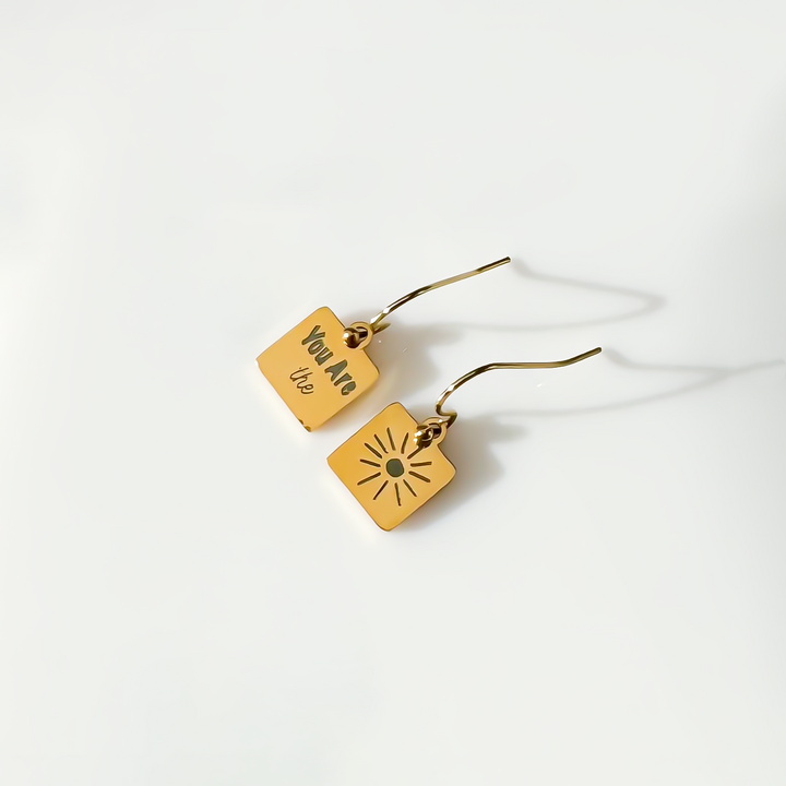 Gold-plated Titanium Earrings