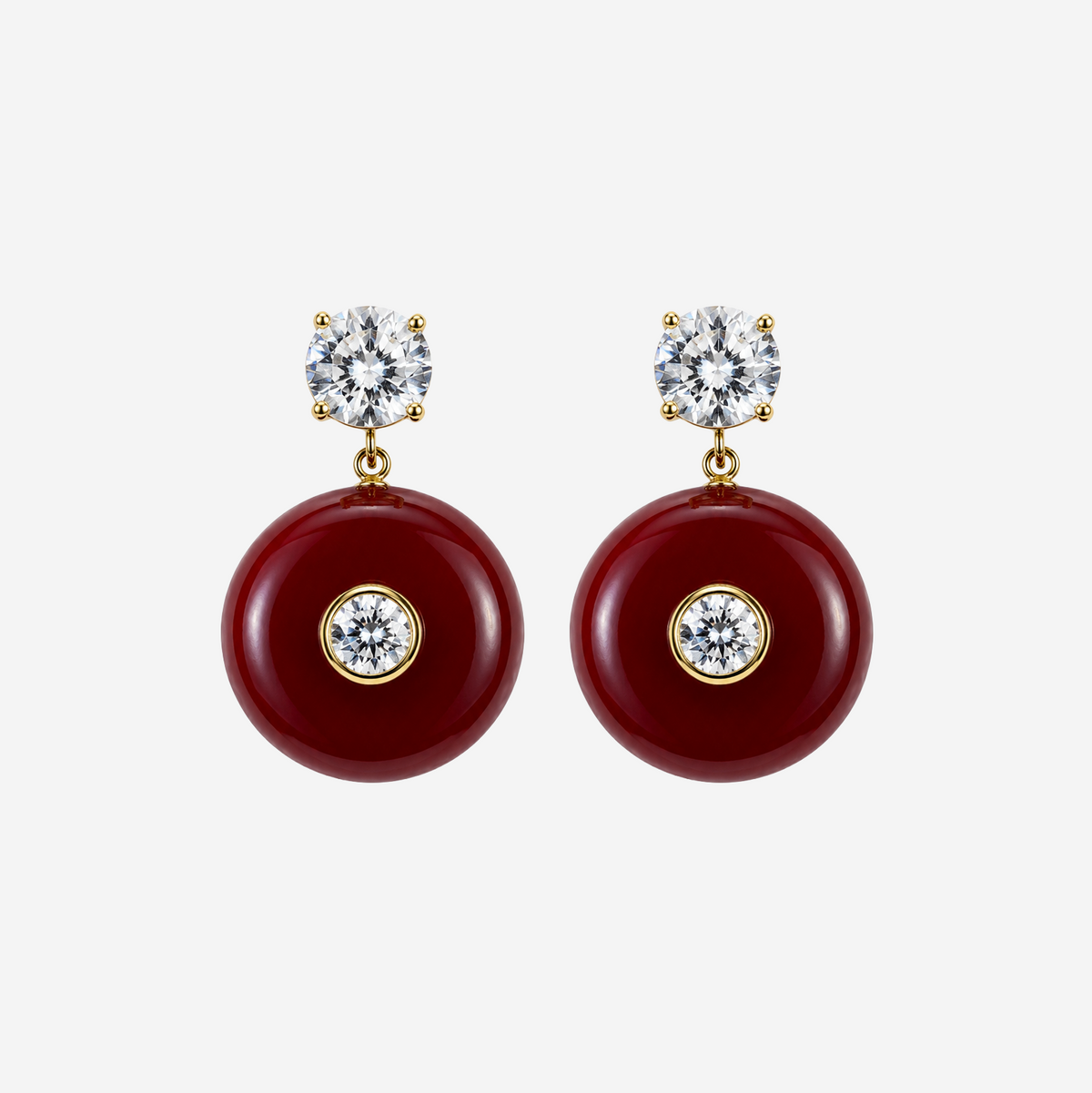 Titanium Gold Plated Earrings