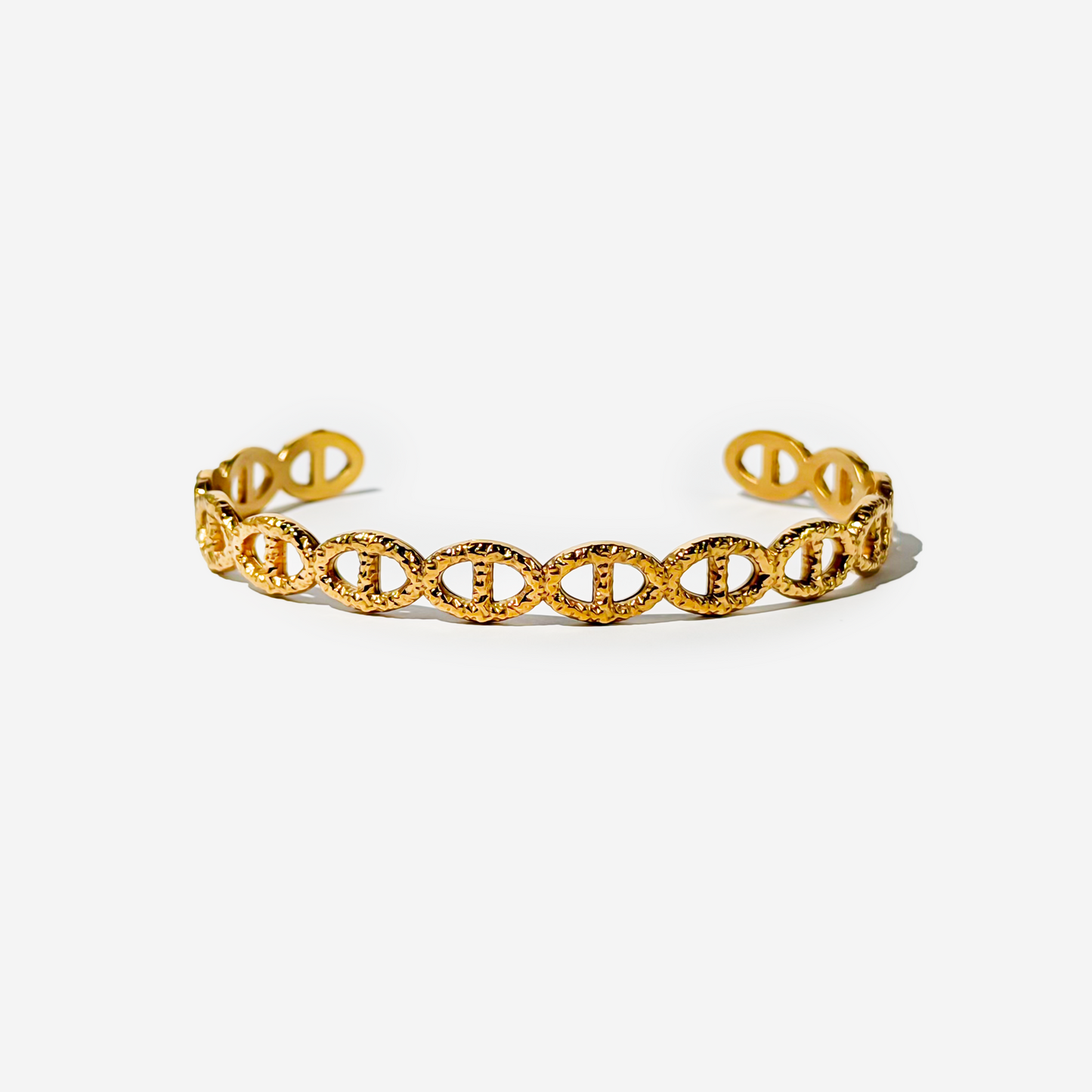 Gold-plated Titanium Bracelet