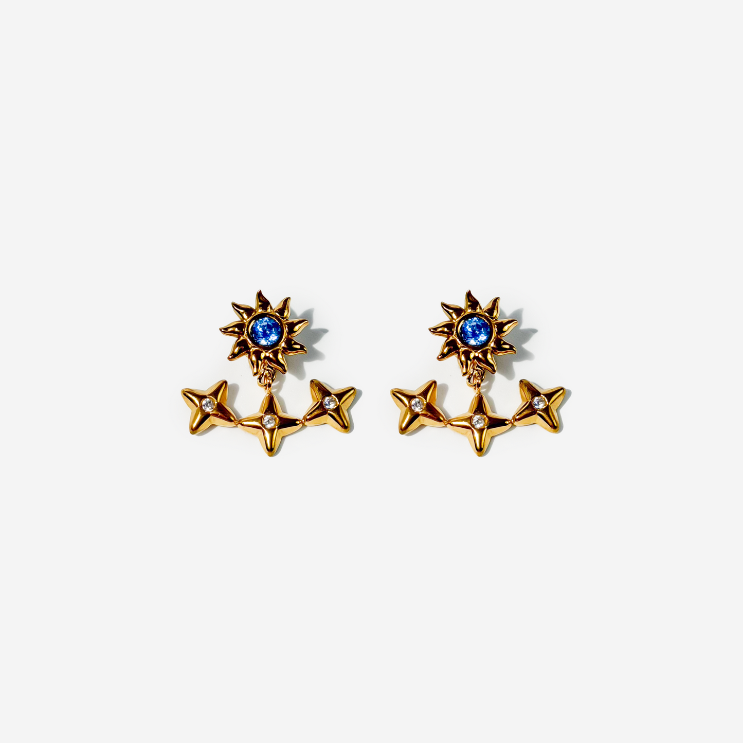 Gold-plated Titanium Earrings