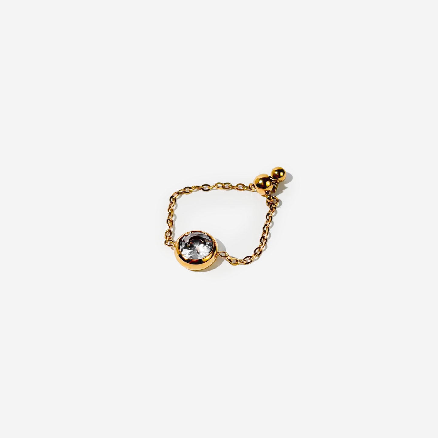 Gold-plated Titanium Ring