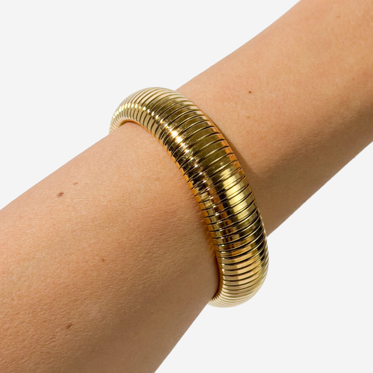 Gold-plated Titanium Bracelet
