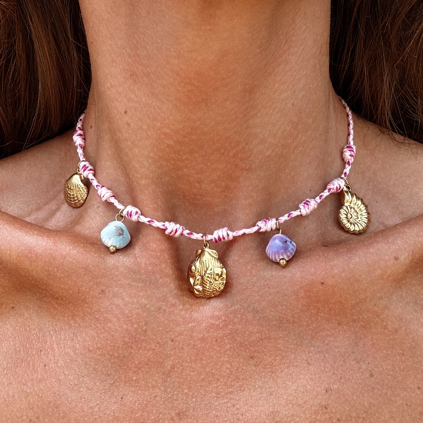 Necklace with Sea Details
