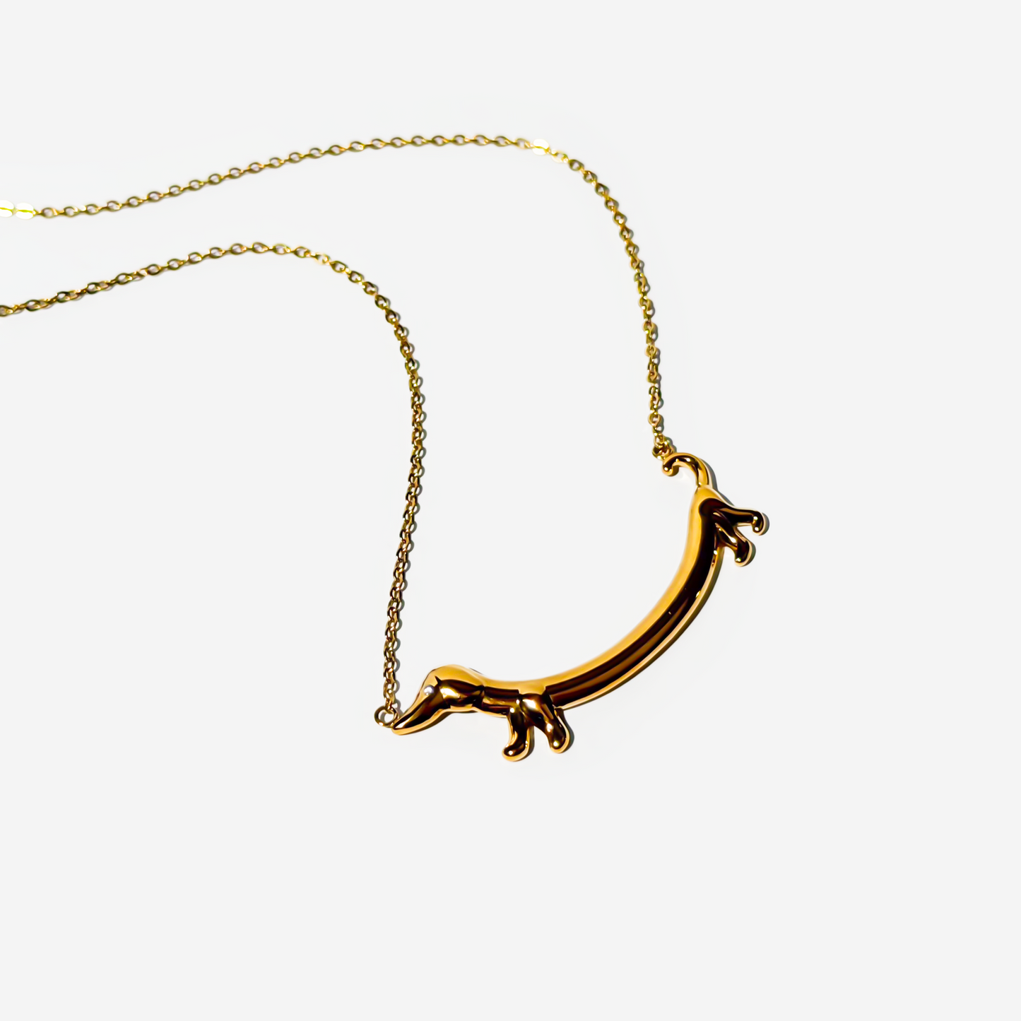 Gold-plated Titanium Necklace