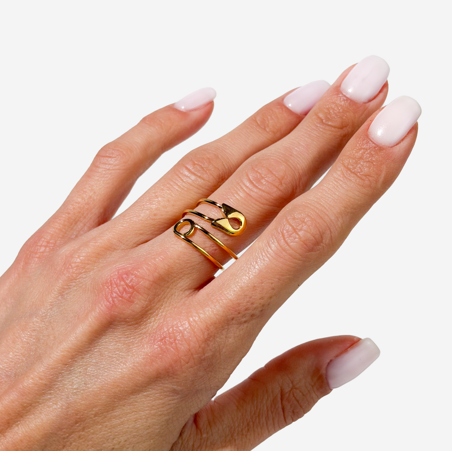 Gold-plated Titanium Ring