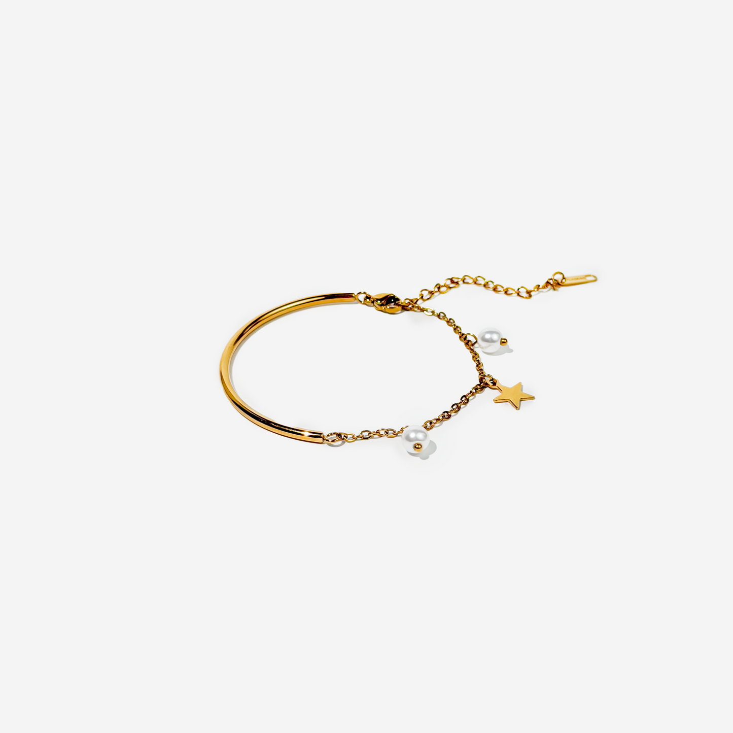 Gold-plated Titanium Star Shaped Bracelet
