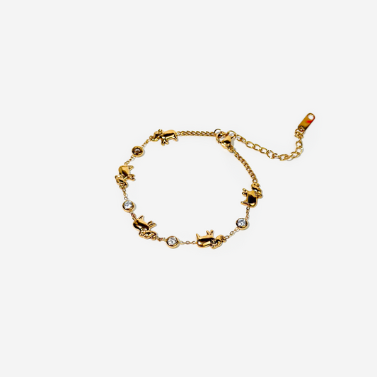 Gold-plated Titanium Bracelet