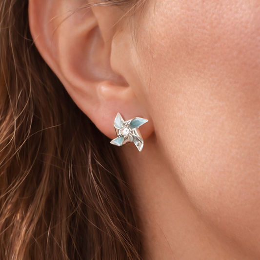 Silver Stud Earrings