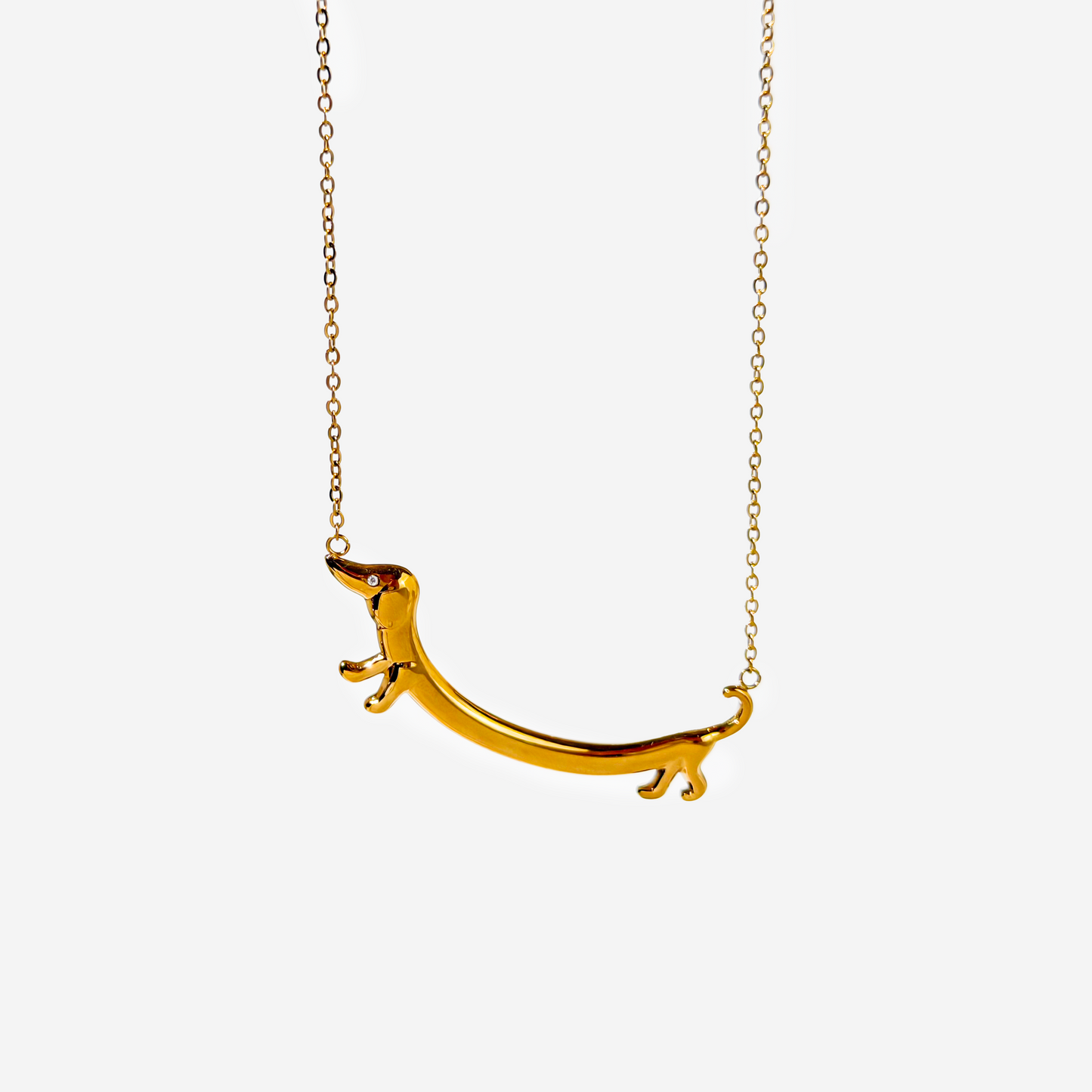 Gold-plated Titanium Necklace