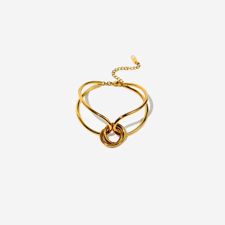 Gold-plated Titanium Bracelet