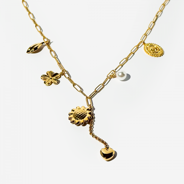 Gold-plated Titanium Necklace