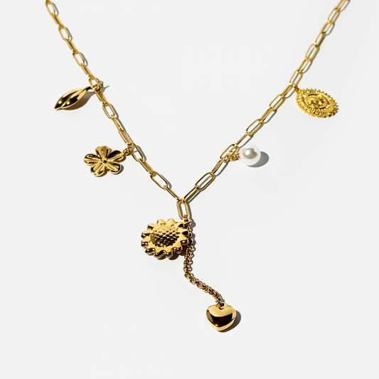 Gold-plated Titanium Necklace