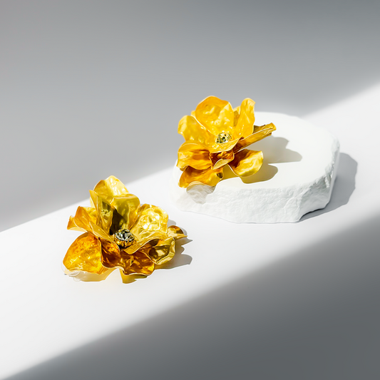 Silver with Pendants Earrings