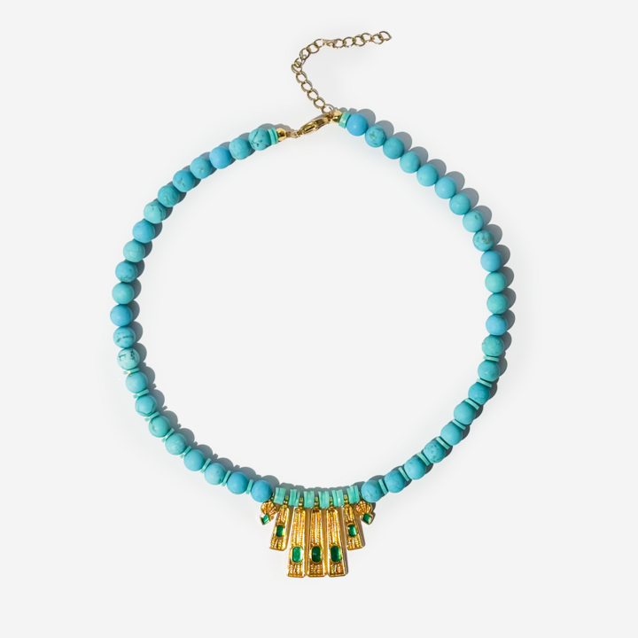 Helios Glow Necklace – Greek Collection
