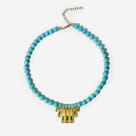 Helios Glow Necklace – Greek Collection
