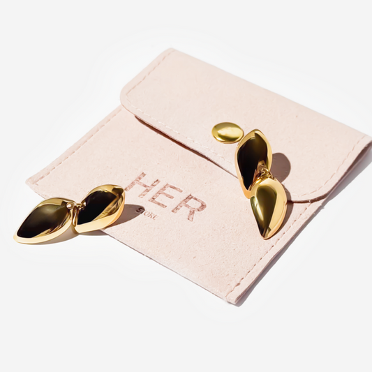 Gold-plated Titanium Earrings