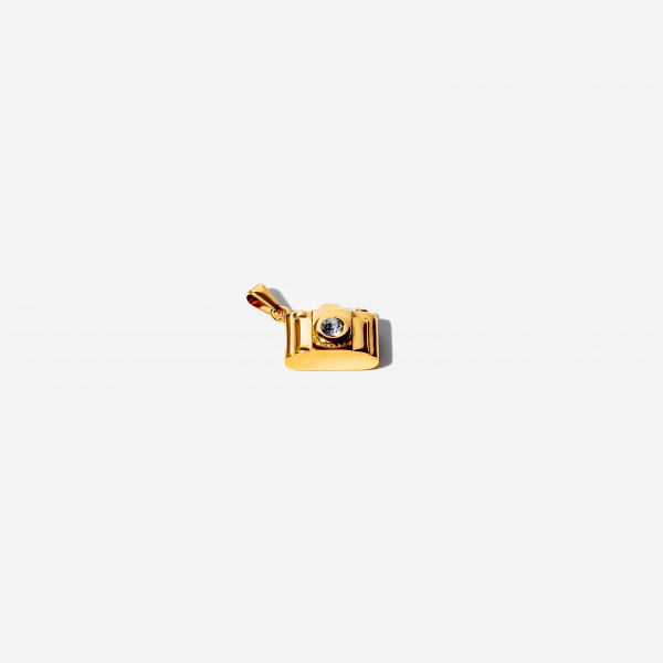 Gold-plated Titanium Charm