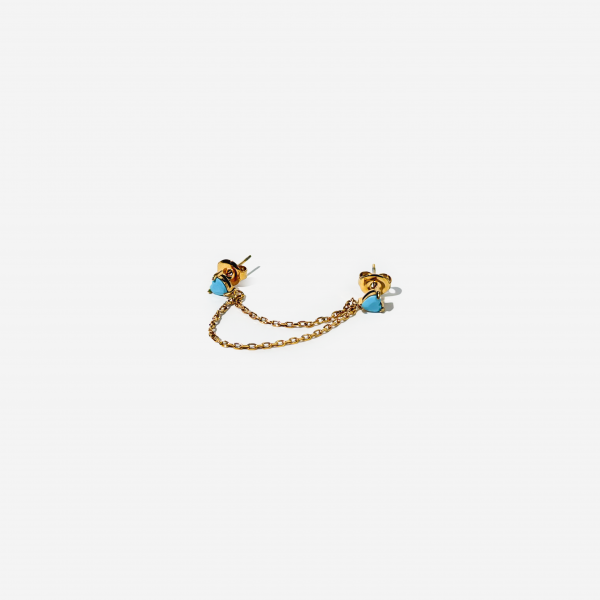 Gold-plated Titanium Earring Set Earrings