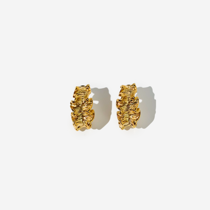 Gold-plated Titanium Earrings