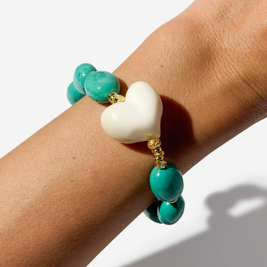Natural with Stones Bracelet