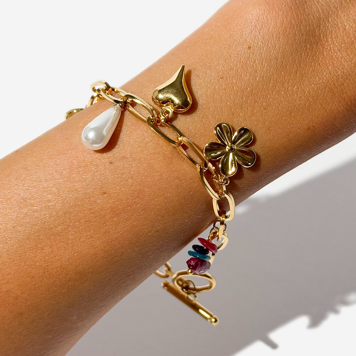 Gold-plated Titanium Bracelet