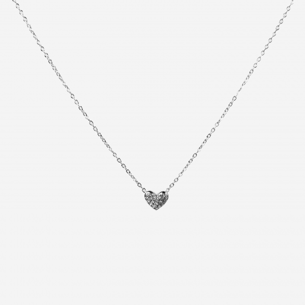 Gold-plated Titanium Heart Shaped Necklace