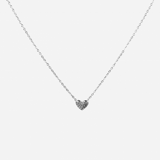 Gold-plated Titanium Heart Shaped Necklace