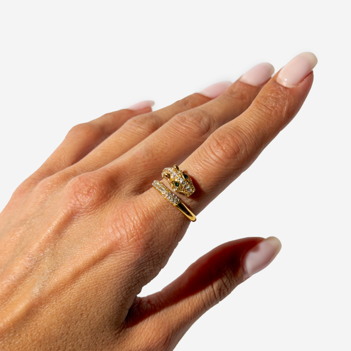Gold-plated Titanium Ring