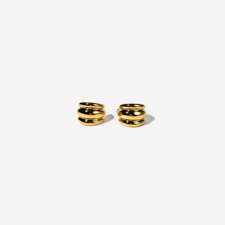 Gold-plated Titanium Earrings