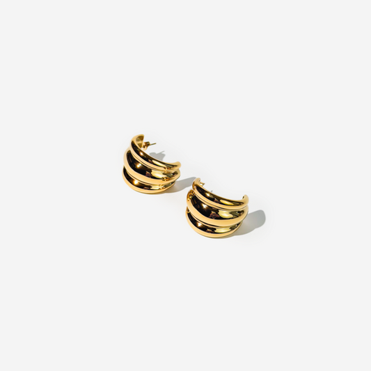 Gold-plated Titanium Earrings