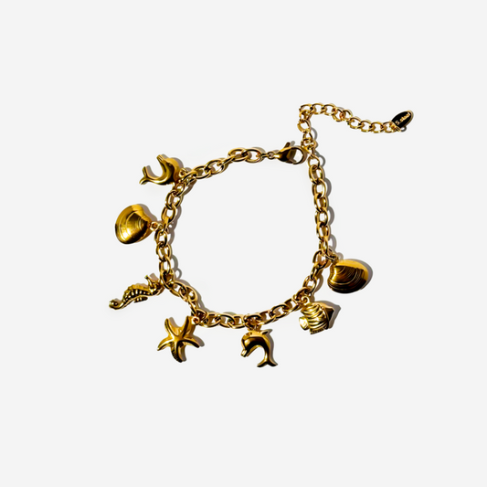 Gold-plated Titanium Bracelet