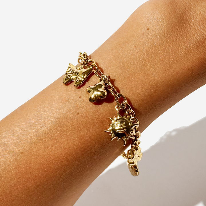 Gold-plated Titanium Bracelet