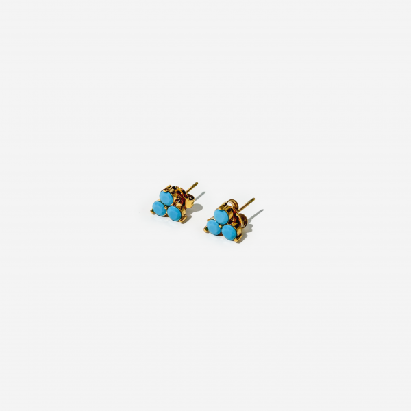 Gold-plated Titanium Earring Set Earrings