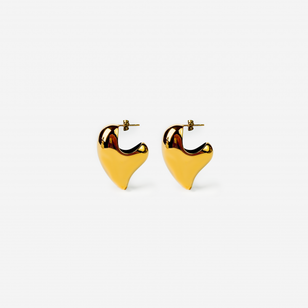 მოოქროვილი ტიტანის საყურეები