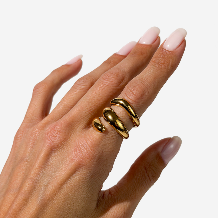 მოოქროვილი ტიტანის ბეჭედი