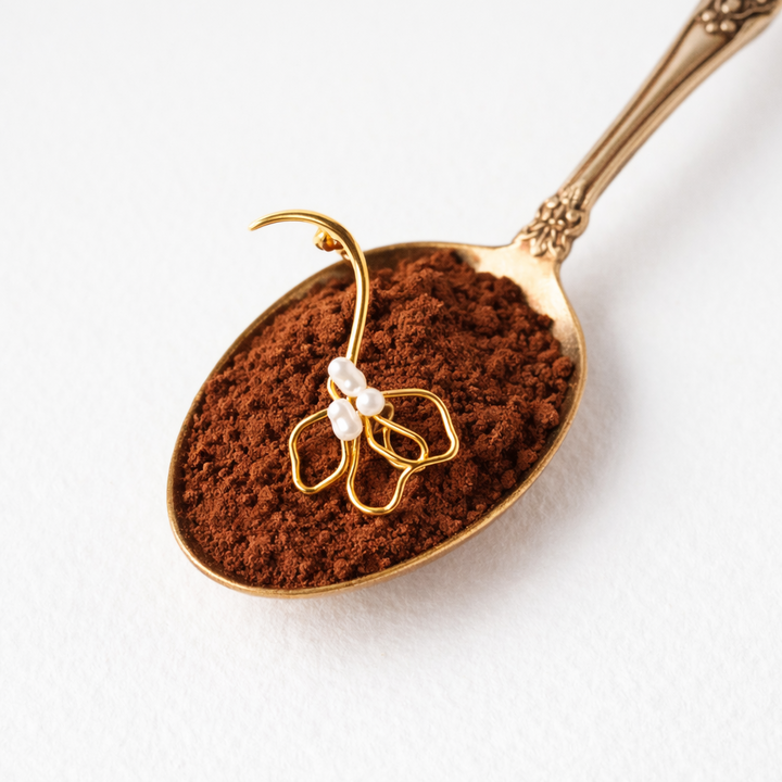 Gold-plated Titanium with Pearl Earrings