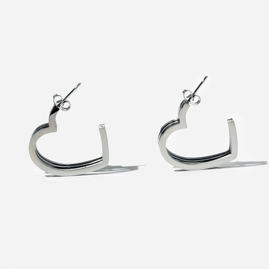 გულის ფორმის იტალიური კოლექციის საყურეები