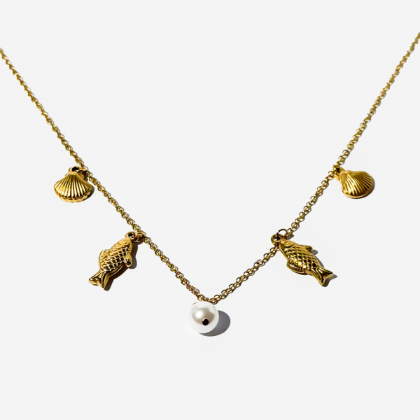 Gold-plated Titanium Necklace