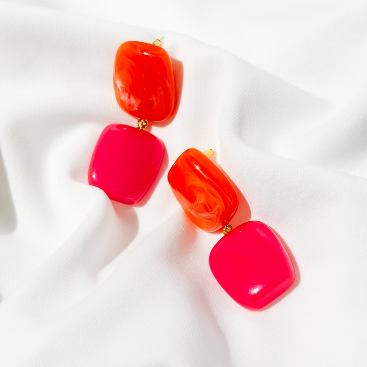 Silver with Pendants Earrings