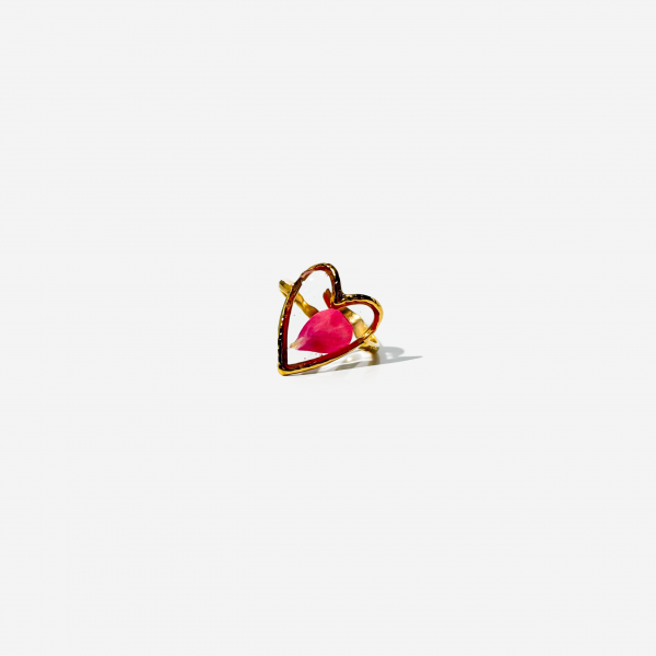 Handmade Natural with Flowers Ring