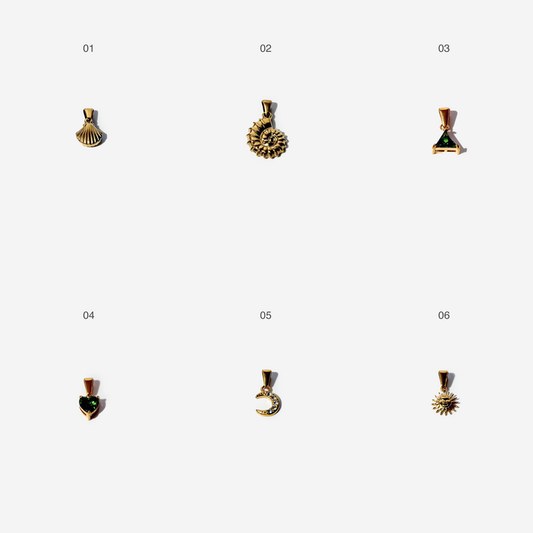 Gold-plated Titanium Charm