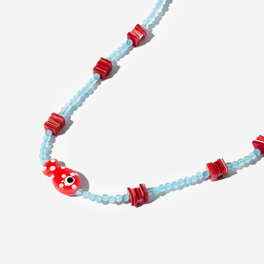 Gold-Plated Titanium Fish Necklace